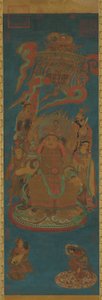 वैश्रवण, उत्तर का संरक्षक राजा, युआन या मिंग राजवंश, 14वीं शताब्दी। द्वारा अज्ञात