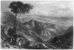 घाटी की घाटी, हिमालय पर्वत, c1860 द्वारा अज्ञात