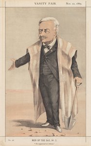 वैनिटी फेयर: मेन ऑफ द डे, नंबर 2 उन्होंने 1869 में एक इथमस को दबा दिया। द्वारा अज्ञात