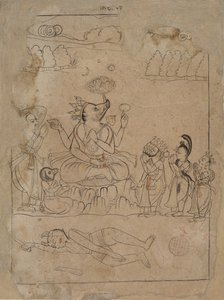 वराह विजयी, 18 वीं शताब्दी के अंत में। द्वारा अज्ञात