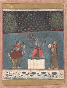 वसंत रागिनी: रागमाला सीरीज़ की फ़ॉलेओ माला ऑफ़ म्यूज़िकल मोड्स, सीए। 1630-1640। द्वारा अज्ञात