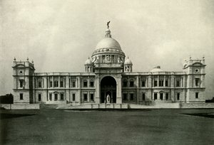 विक्टोरिया मेमोरियल हॉल, साउथ फ्रंट, 1925। द्वारा अज्ञात