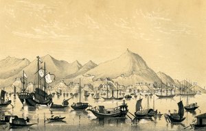 विक्टोरिया टाउन, हांगकांग द्वीप, 1847 द्वारा अज्ञात