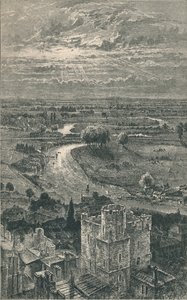 गोल टॉवर, 1895 से देखें द्वारा अज्ञात
