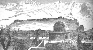 कैबुल में देखें: डी अफगान, सी 1880 से बाला हिसार और शहर का हिस्सा द्वारा अज्ञात