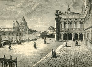 वेनिस में देखें: मोलो, 1890। द्वारा अज्ञात