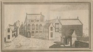 1784 के ऑक्सफोर्ड काउंटी में मिनस्टर लवल प्रियरी का दृश्य द्वारा अज्ञात