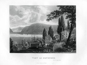 न्यूयॉर्क, न्यूयॉर्क राज्य का दृश्य, 1855 द्वारा अज्ञात