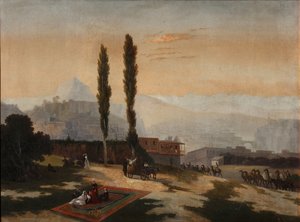तिफ्लिस का दृश्य, 1890 द्वारा अज्ञात