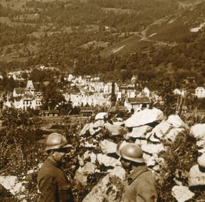 लाइनों का दृश्य, मेटाज़रल, उत्तरी फ्रांस, c1914-c1918 द्वारा अज्ञात