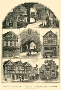 1898 में चेस्टर में दृश्य। द्वारा अज्ञात