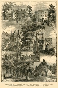 स्टोक न्यूटन में दृश्य, c1876। द्वारा अज्ञात