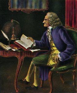 वोल्टेयर 1694-1778। - कारमोंटेल द्वारा पेंटिंग, 1934। द्वारा अज्ञात