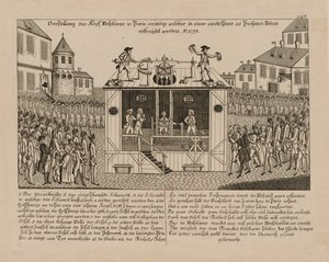 पेरिस में हेड मशीन की प्रस्तुति, 1792 द्वारा अज्ञात