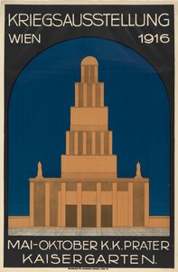 युद्ध प्रदर्शनी वियना 1916, 1916। द्वारा अज्ञात
