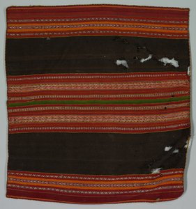 ताना पैटर्न कपड़ा, देर से 1800s। द्वारा अज्ञात