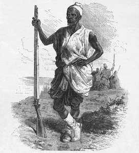 एलमिना का योद्धा, सी 1880 द्वारा अज्ञात