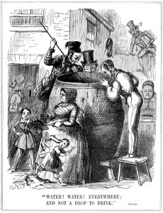 पानी! पानी! हर जगह, और ड्रिंक के लिए ड्रॉप नहीं, 1849 द्वारा अज्ञात