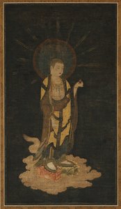 1200 के दशक के Jizo Bosatsu का स्वागत करते हुए। द्वारा अज्ञात