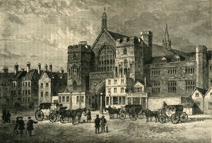 वेस्टमिंस्टर हॉल, 1881। द्वारा अज्ञात