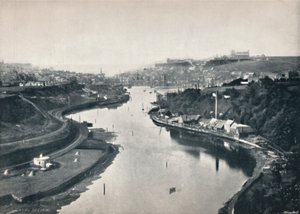 व्हिटबी - टाउन का सामान्य दृश्य, 1895 द्वारा अज्ञात