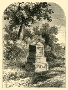 1820 में सीटिंग्स स्टोन, c1876। द्वारा अज्ञात