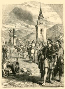 विलियम ने मार्केट-प्लेस ऑफ अल्टडॉर्फ, 1890 में बताया। द्वारा अज्ञात