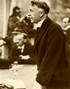 विलियम थॉमस कोस्ग्रेव भाषण देते हुए डबलिन, आयरलैंड, 1922, 1935। द्वारा अज्ञात