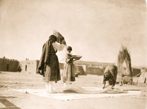 विनोइंग गेहूँ - सैन जुआन 1905 (फोटो) द्वारा अज्ञात