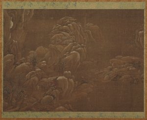 शीतकालीन परिदृश्य, मिंग या किंग राजवंश, 15वीं-18वीं शताब्दी। द्वारा अज्ञात