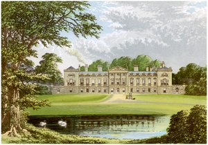 Woburn अभय, बेडफोर्डशायर, ड्यूक ऑफ बेडफोर्ड का घर, c1880 द्वारा अज्ञात