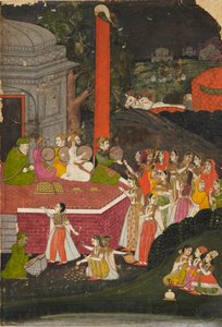 18वीं सदी के अंत में, रात में मजार या मुस्लिम पवित्र व्यक्ति की कब्र पर जाने वाली महिलाएं द्वारा अज्ञात
