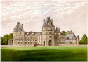Wynnstay, Denbighshire, वेल्स, Baronet Williams-Wynn का घर, c1880 द्वारा अज्ञात