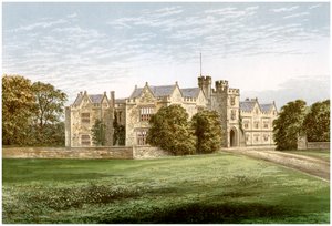 Wytham Abbey, ऑक्सफोर्डशायर, एंगल ऑफ एबल्डन का घर, c1880 द्वारा अज्ञात