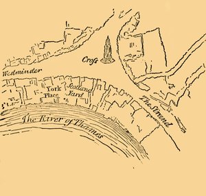यॉर्क प्लेस, 1881। द्वारा अज्ञात