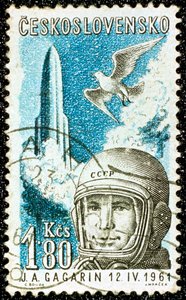यूरी गगारिन, सोवियत रूसी कॉस्मोनॉट, 1961 द्वारा अज्ञात