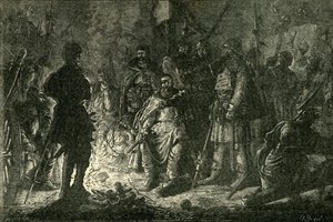 ज़िस्का और हुसेइट्स, 1890। द्वारा अज्ञात