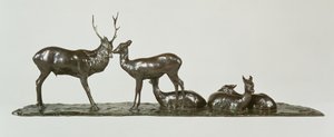 रेम्ब्रांट बुगाती द्वारा फाग्स के साथ स्टैग और हिरण (1885-1916) द्वारा अज्ञात अज्ञात
