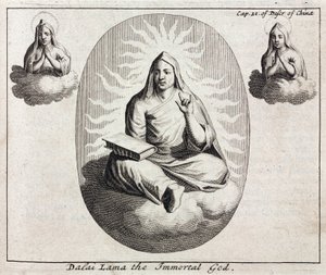 दलाई लामा अमर भगवान, c 1700 द्वारा अज्ञात