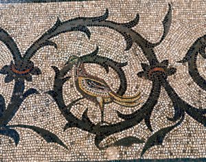 Aquileia, Udine . के प्रारंभिक ईसाई बेसिलिका के फर्श का विवरण द्वारा अज्ञात