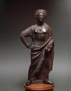 Etruscan सभ्यता: "" युवा महिला "" कांस्य मूर्तिकला, एसडी द्वारा अज्ञात