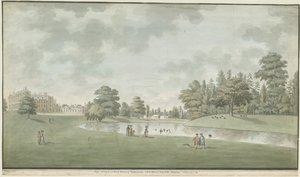फिशरविक हॉल: वाटर कलर पेंटिंग, 1786 द्वारा अज्ञात