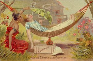 उपनिवेशों में अवकाश के घंटे, लगभग 1900 द्वारा अनजान कलाकार