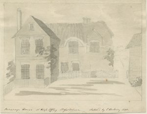 हाई ऑफले - पार्सोनेज: पेंसिल और वाश ड्राइंग, 1790 द्वारा अज्ञात