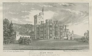 इलम हॉल: लिथोग्राफ, एनडी [c.1839] द्वारा अज्ञात