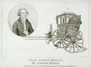 जॉन जोसेफ मर्लिन, बेल्जियम के आविष्कारक और मैकेनिक, c 1770 द्वारा अज्ञात