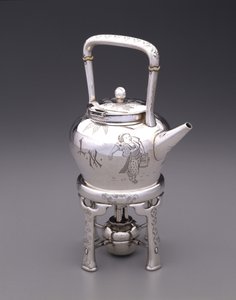 केटल-ऑन-स्टैंड, 1879 द्वारा अज्ञात