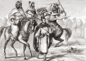 19वीं सदी में मूर, कीथ जॉन्सटन द्वारा 'अफ्रीका' से, 1884 में प्रकाशित हुआ द्वारा अज्ञात