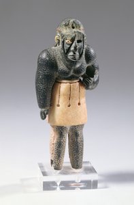 पहाड़ों की पौराणिक प्रतिभा, c.2200 ईसा पूर्व (चूना पत्थर और क्लोराइट, उल्कापिंड लोहे से बना शिक्षा) द्वारा अज्ञात