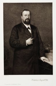 निकोलस अगस्त ओटो, जर्मन इंजीनियर, c 1870s द्वारा अज्ञात